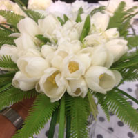 bouquet of white flowers